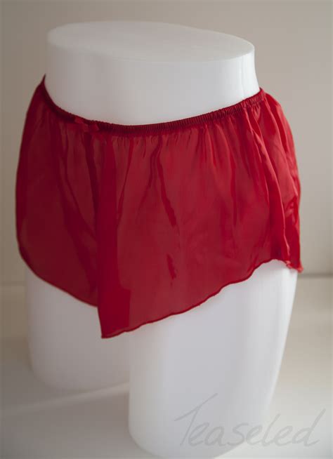 red satin knickers|red satin french knickers.